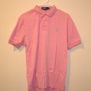 Short Sleeve Collard Shirt | Pink